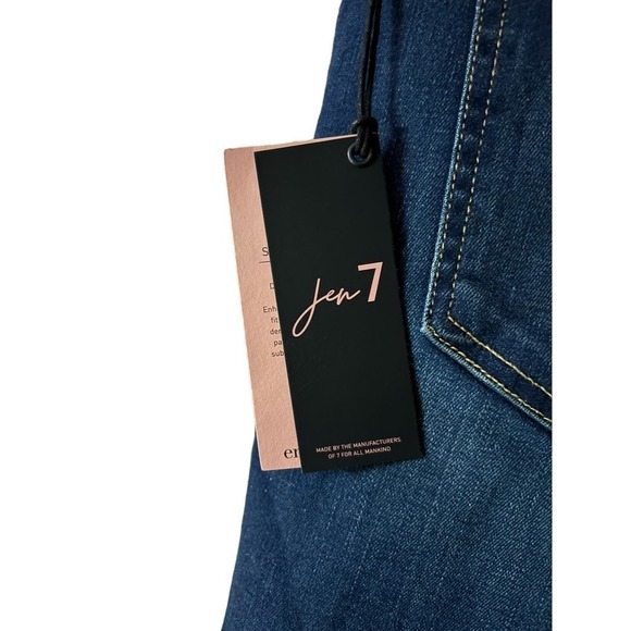 Jen7 from Seven For All Mankind Raw Hem Denim Shorts Women’s Size 8 - Picture 7 of 9